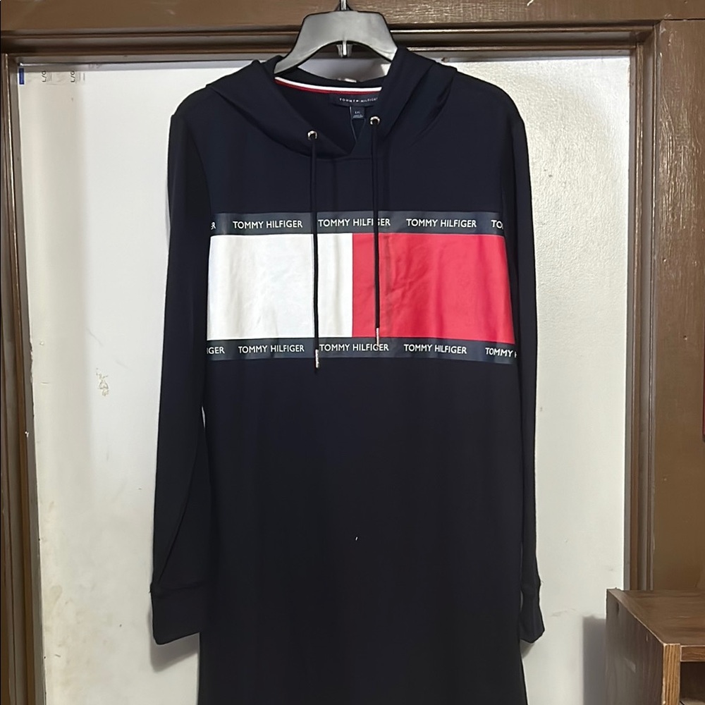 COPY - Tommy Hilfiger Colorblock Hoodie Dress